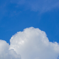 blue sky with white clouds