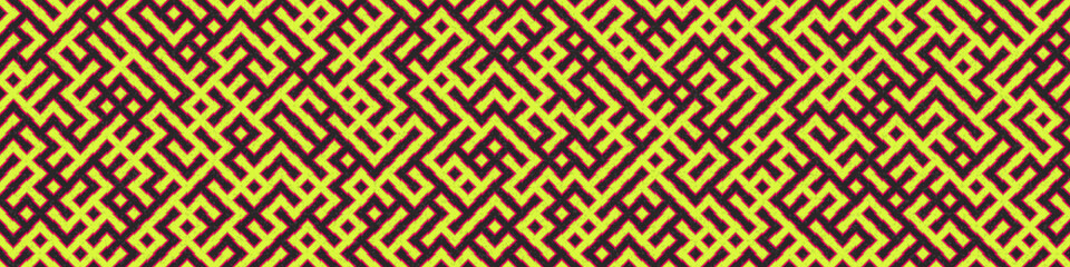 Abstract Geometric Pattern generative computational art illustration