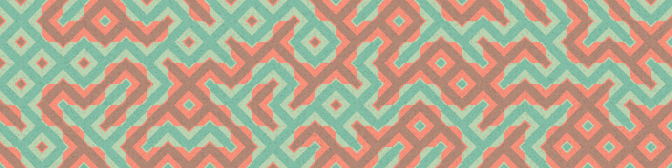 Abstract Geometric Pattern generative computational art illustration