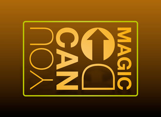 You can do magic con sfondo colorato