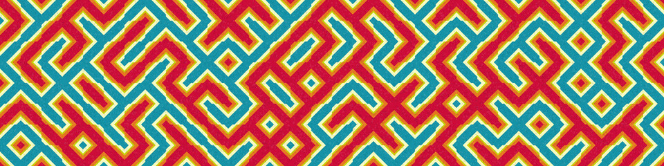 Abstract Geometric Pattern generative computational art illustration