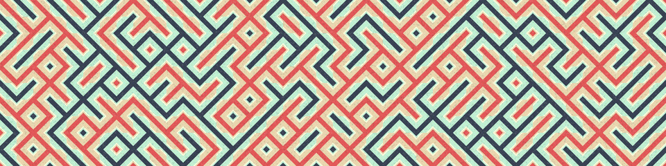 Abstract Geometric Pattern generative computational art illustration