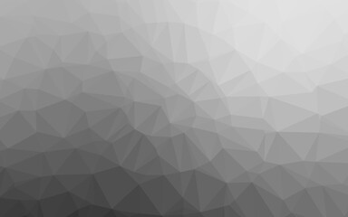 Light Silver, Gray vector abstract mosaic background.
