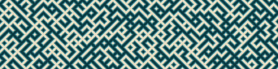 Abstract Geometric Pattern generative computational art illustration