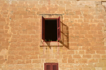 Window with shutters