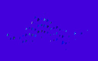 Dark Multicolor vector background with polygonal style.