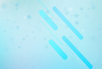 Falling silver snow flake vector