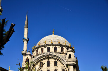 Fototapeta na wymiar Old Ottoman mosque shot in Istanbul.