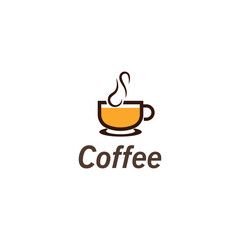 Coffee Cup drink logo image and vector creative design