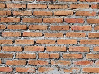 Old brick wall background.Ancient wall.