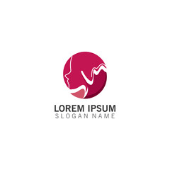 Beauty Care saloon logo. Fresh face Beauty Logo Template Design