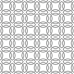 Circles and dots background. Abstract geometric seamless pattern for your design. 