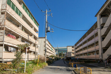 東京都江東区辰巳一丁目の都営辰巳団地