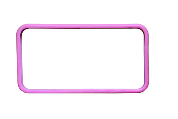 pink frame case to protect your mobile phone from shock, Images with Copy Space