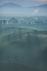 fog over the river