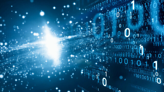 科学イメージ　デジタルトランスフォーメーション 