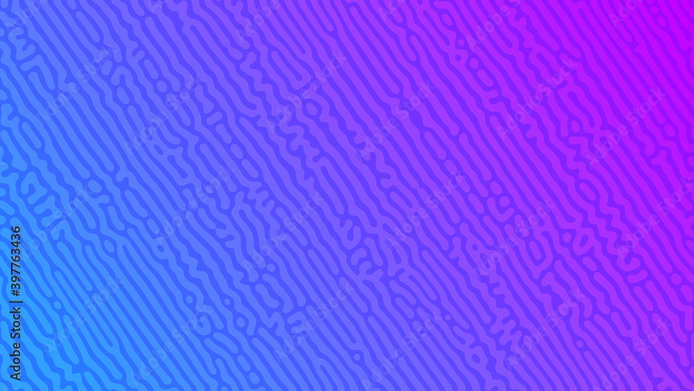 Poster Turing reaction colorful background