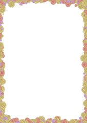 frame of leaves