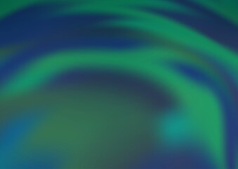 Light BLUE vector blurred shine abstract template.