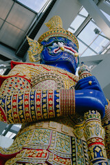 Obraz premium Thai giant gardian sculpture statue