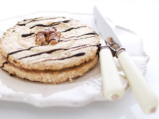 cookies with caramel and nuts