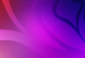 Light Purple, Pink vector blurred shine abstract texture.