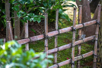 日本の竹垣