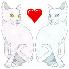 Chats amoureux