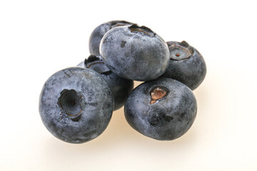 Ripe sweet tasty blueberries heap