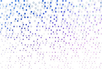 Light Pink, Blue vector layout with circle shapes.