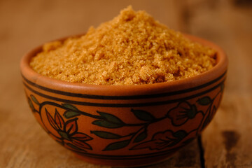 Brown Sugar in ceramic bowl
