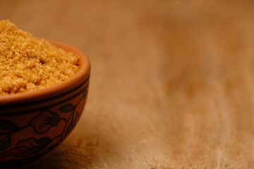 Brown Sugar in ceramic bowl