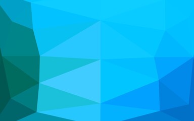 Light BLUE vector blurry triangle texture.