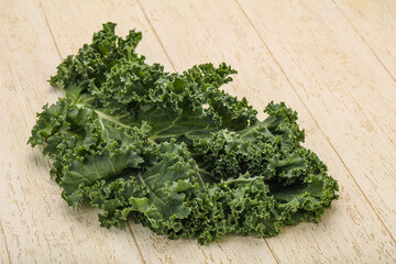 Fresh green Cale Cabbage leaf