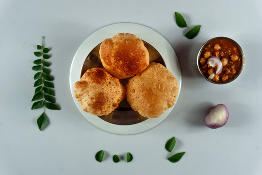 Delicious and tasty Homemade poori on the table