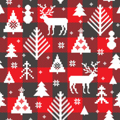 Cristmas Plaid Pattern