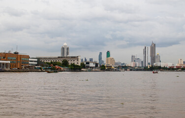 Obraz premium Chao Praya River by Bangkok Thailand Asia