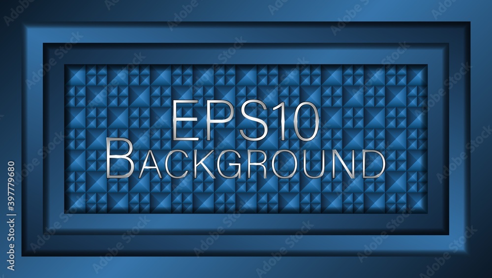 Poster eps10 vector background. exceptional background composed of a multitude of pyramids with shades and 
