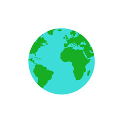 world globe vector illustration