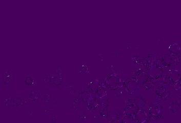 Light Purple, Pink vector pattern with spheres.