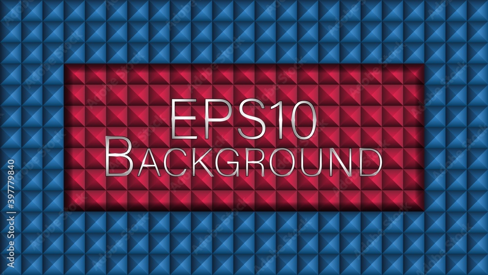 Poster eps10 vector background. exceptional background composed of a multitude of pyramids with shades and 