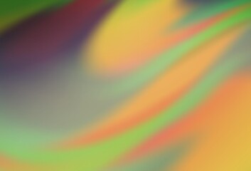 Light Green, Yellow vector blurred bright texture.