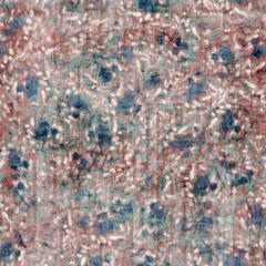 Seamless old aged tapestry rug kilim pattern. High quality illustration. Sun bleached red, burnt orange, and turquoise blue colored vintage Turkish style rug design. Antique carpet graphic design.