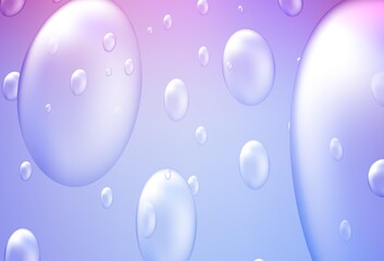 Light Blue, Red vector texture with disks.