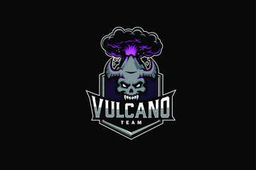 Skull Vulcano Esport logo Team