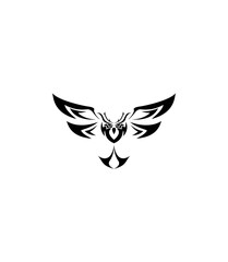 Simple owl creative logo design