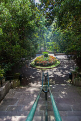 Vista de los jardines de la Misericordia de Bilbao