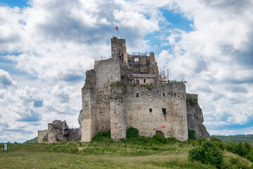 Fototapeta na wymiar Mirow medieval castle ruins in Silesia, Poland