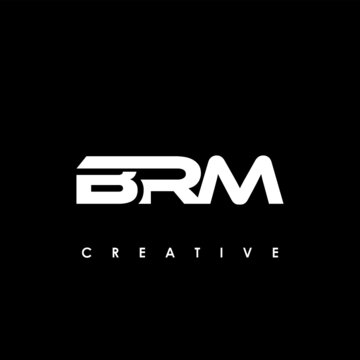 BRM Letter Initial Logo Design Template Vector Illustration	
