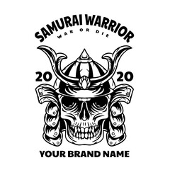 skull samurai warrior